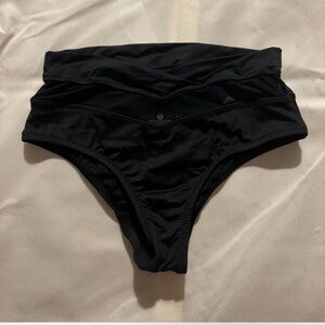 Black midrise, bikini bottoms size small